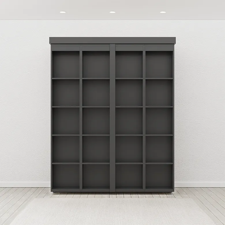 Boaz BiFold Bookcase Murphy Bed - Image 4
